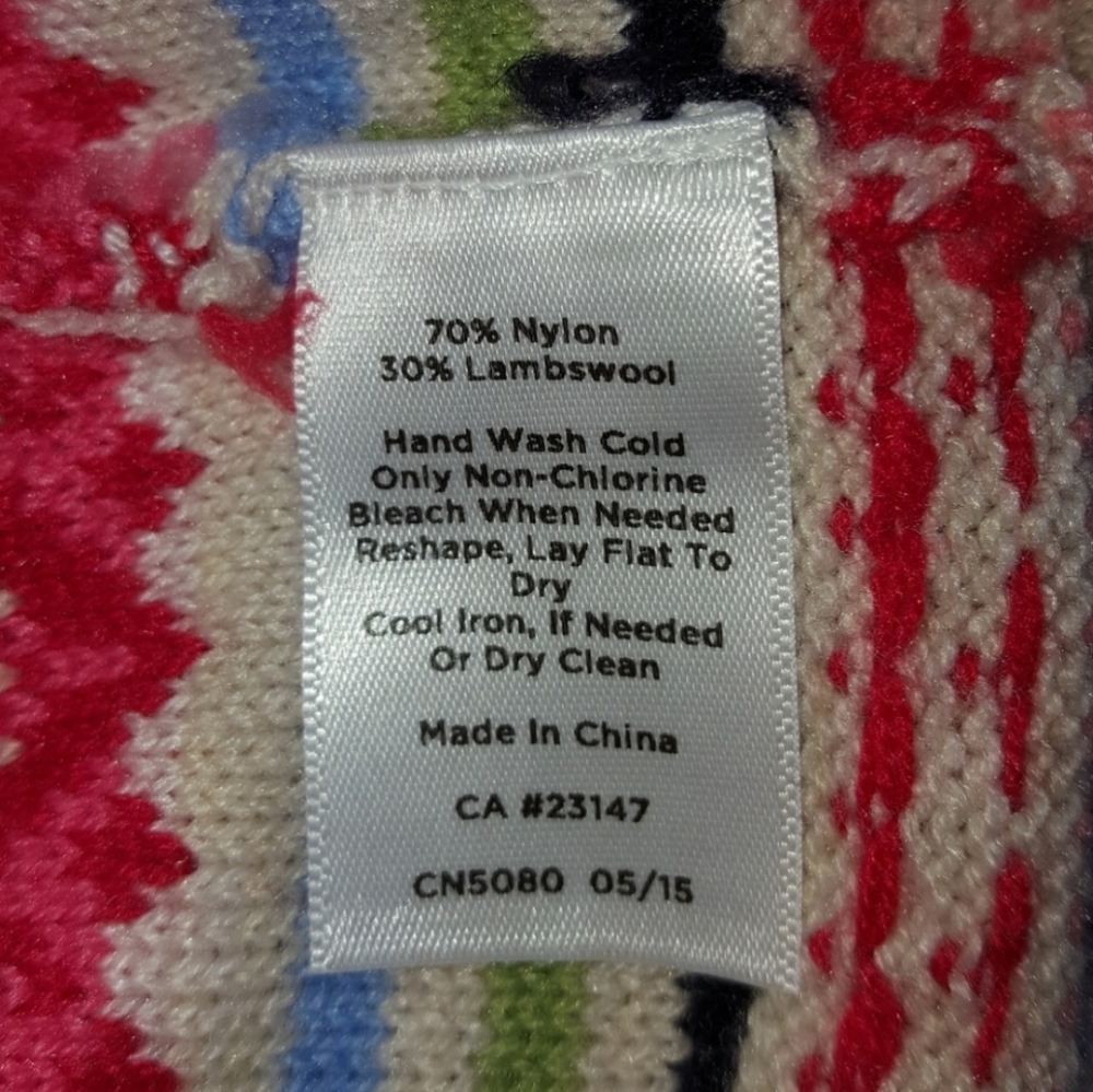 Talbots "inside out" striped sweater - Picture 5 of 6